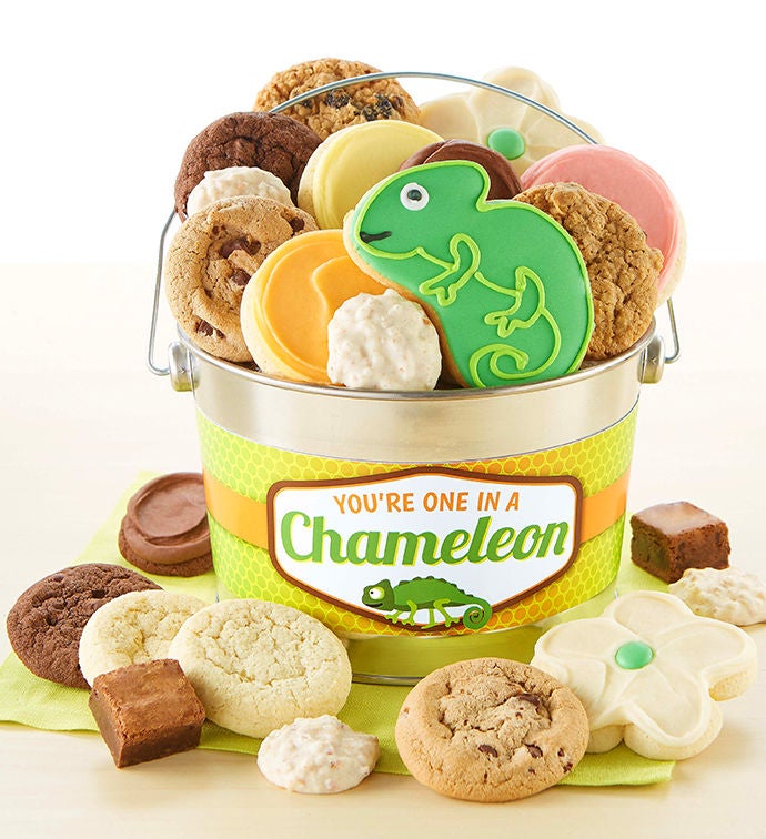 You&#39;re One in a Chameleon Treats Pail